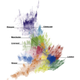 Illustration for article titled A map of relationships between British citizens, measured in telephone calls
